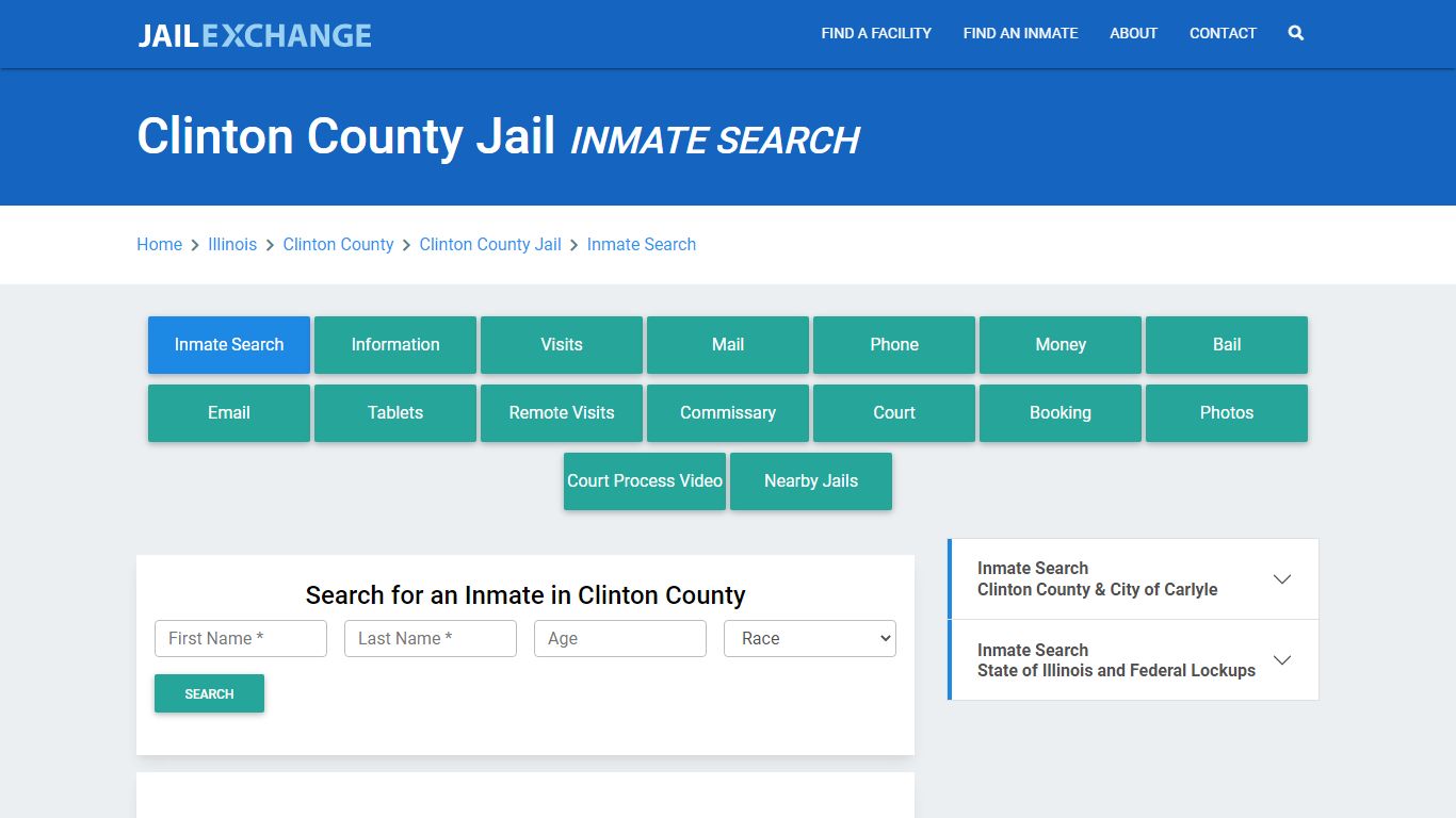 Clinton County Jail, IL Inmate Search: Roster & Mugshots